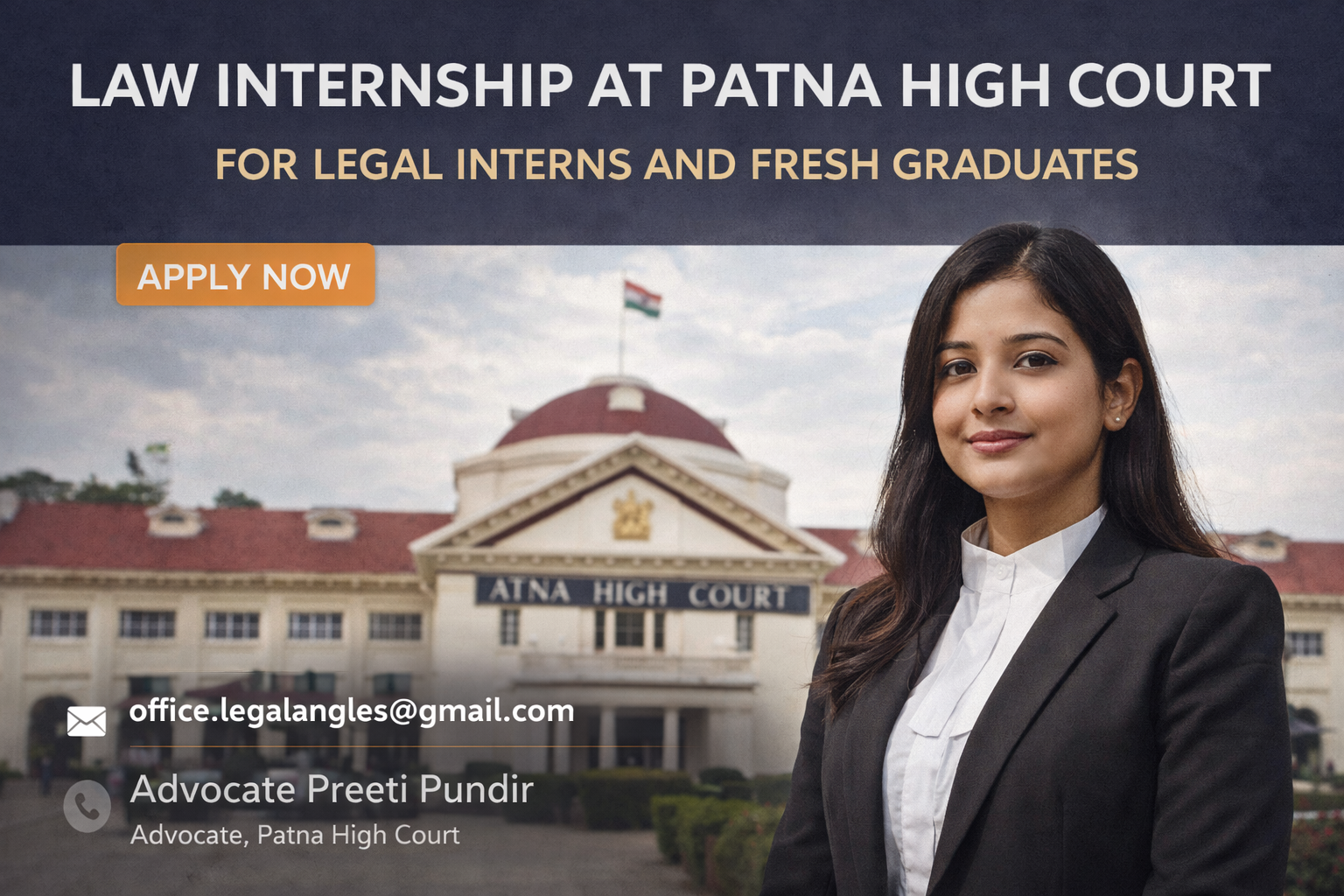Law Internship at Patna High Court for Legal Interns and Fresh Graduates—Apply Now | Kollegeneeds