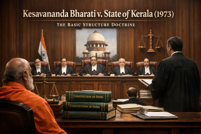 Kesavananda Bharati Case: The Judgment That Defined the Limits of Parliament | Free Law Resources Kesavananda Bharati Case: The Judgment That Defined the Limits of Parliament | Kollegeneeds