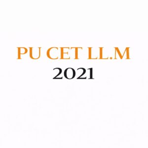 PU CET PG 2021 LL.M PYQS