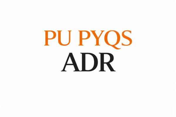 ADR PU PYQs