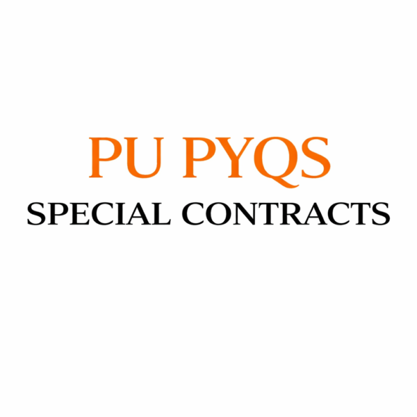 SPECIAL CONTRACTS PU PYQS
